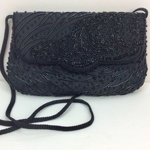 🚫Sold🚫La Regale Ltd. Black Embellished Purse